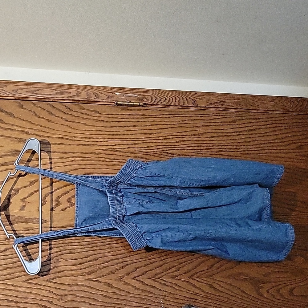 Wonder Nation Girls Overall Dress Size 10/12 - Picture 2 of 4